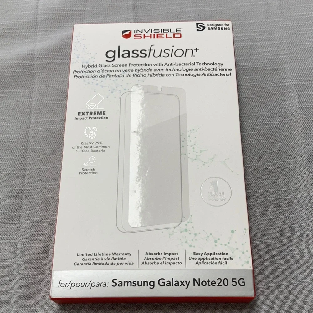 Invisible shield glassfusion+ Galaxy Note20